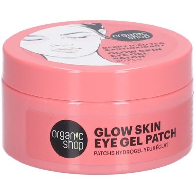 ORGANIC SHOP  Glow Skin Eye Gel Patch Berry Iced Tea Antioxidant 60uds