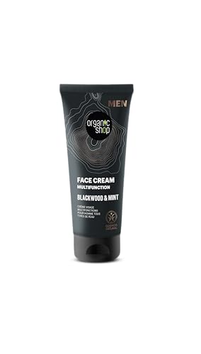 ORGANIC SHOP  Men Multifunctional Face Cream Blackwood And Mint 75ml
