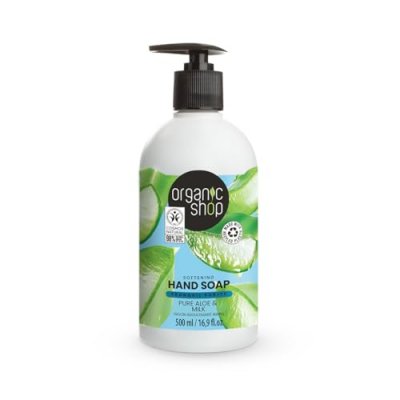 ORGANIC SHOP  Savon Mains Adoucissant Alo&egrave;s et Lait 500 ml 500 ml
