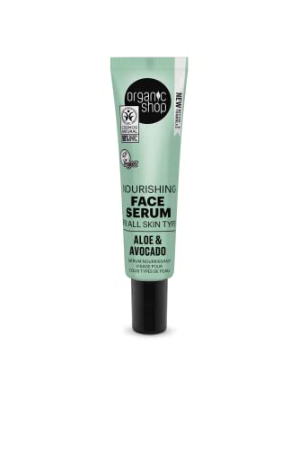 ORGANIC SHOP  S&eacute;rum hydratant pour le visage &agrave; l'avocat et &agrave; l'aloe