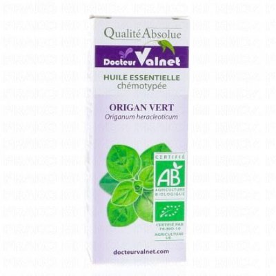 DR VALNET Origan vert Huile Essentielle Ch&eacute;motyp&eacute;e Bio - 5 ml - Docteur Valnet