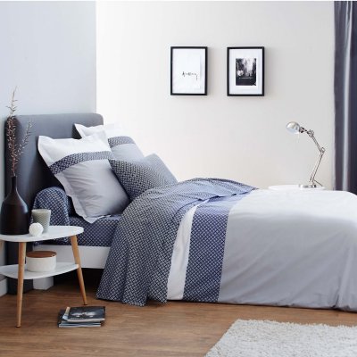ORIGIN  - Housse de couette Claudia en Bambou Gris - 140 x 200 cm