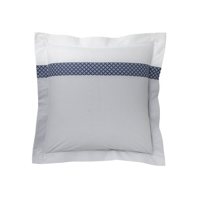 ORIGIN  - Taie d'oreiller Claudia en Bambou Gris - 63 x 63 cm