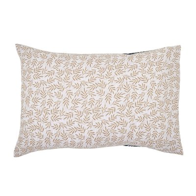 ORIGIN  Taie d'oreiller en Lyocell - 50 x 70 cm - Bleu et beige