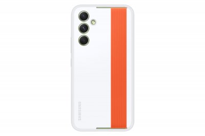 SAMSUNG Original Coque en silicone &agrave; sangle  Galaxy A54 (5G) - Blanc