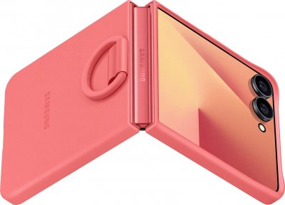 SAMSUNG Original Coque en silicone Ring  Galaxy Z Flip 7 - Red