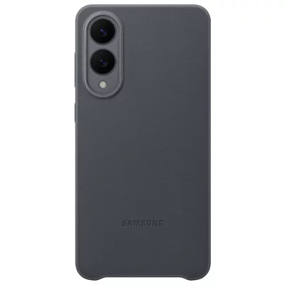 SAMSUNG Original Coque KindSuit en Cuir V&eacute;gan  Galaxy S25 Edge - Noir