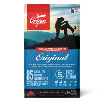 ORIJEN  Original Adult Chicken Fish Turkey 11.4kg Dog Food Clair