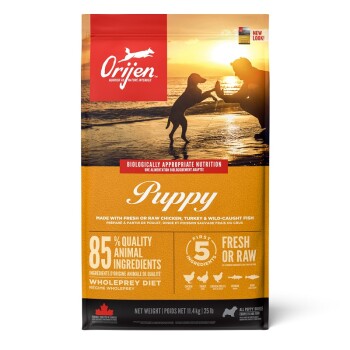ORIJEN  Puppy Chicken Fish Turkey 11.4kg Dog Food Dor&eacute;