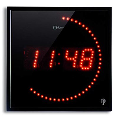 ORIUM - Horloge &agrave; LED radio-contr&ocirc;l&eacute;e