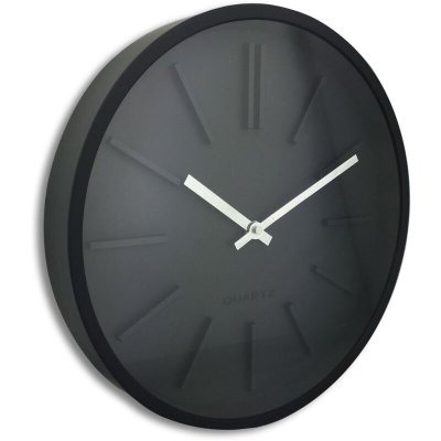 ORIUM Horloge murale analogique Goma silence, &Oslash; 35 cm - Noir