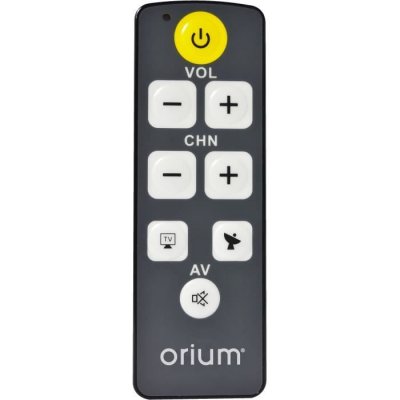 ORIUM  Verticalis Universal Remote - T&eacute;l&eacute;commande - 8 boutons - noir