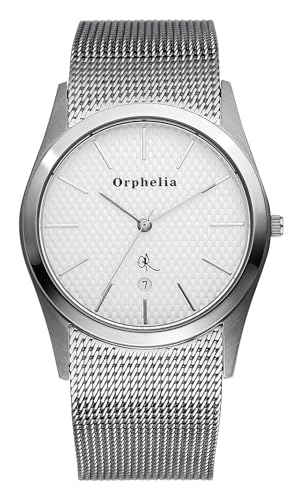 ORPHELIA  Montre Argent Analogique Hommes Mesh Up 122-7701-88