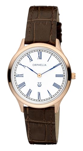 ORPHELIA  Montre Marron Analogique Femmes Lavardin Or11600