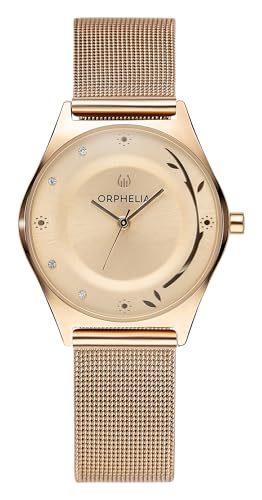 ORPHELIA  Montre Opulent Chic&nbsp; Dor&eacute; pour Femmes-15700