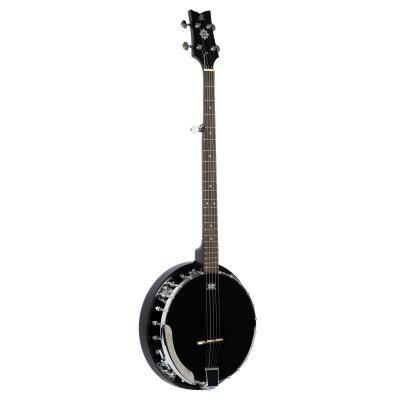 ORTEGA  Banjo S&eacute;rie Raven 5 cordes avec housse luxe - BK - Noir (OBJ250-SBK)