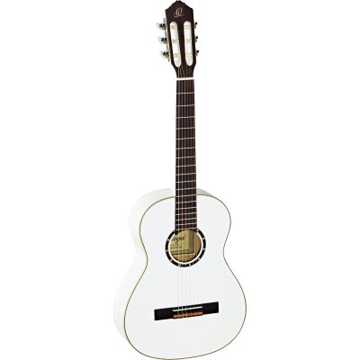 ORTEGA  R121-3/4 - Guitare Classique 3/4 - Blanc Brillant (+Housse)