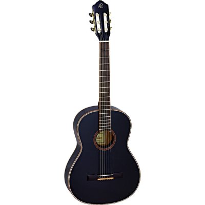 ORTEGA  R221sn - Guitare Classique 4/4 - Noir Brillant (+Housse)