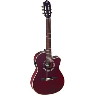 ORTEGA  Rce138 - Guitare &Eacute;lectro-Classique - Noir Brillant (+Housse)