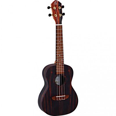 ORTEGA  RUEB-CC Concert ukulele avec un corps en &eacute;b&egrave;ne et un gigbag