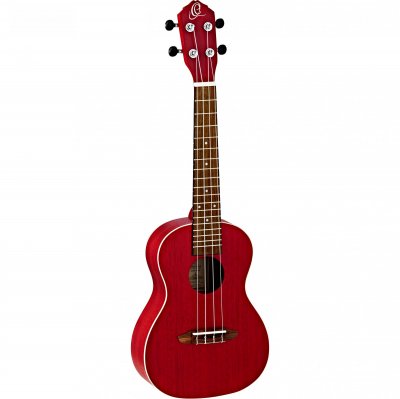ORTEGA  Rufire - Ukulele Concert Okoume Rouge Satin&eacute;