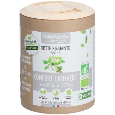 NAT&FORM Ortie piquante racine gamme &eacute;coresponsable 200g nat et form bio