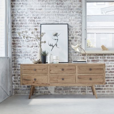 OSLO Commode en mindi massif 200 cm