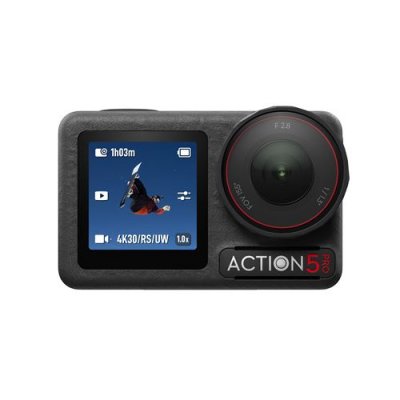 DJI Osmo Action 5 Pro + 2 Batteries + cartes SD 128 GB + Mini perche