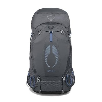 OSPREY  Sac &agrave; dos randonn&eacute;e Aura Ag 65 Tungsten Grey Gris/Violet