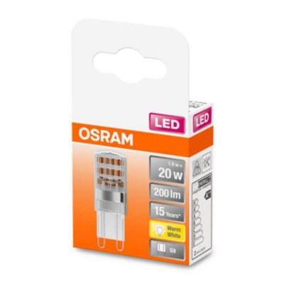 OSRAM  ampoule &agrave; broche LED G9 1,9W 2&nbsp;700&nbsp;K claire