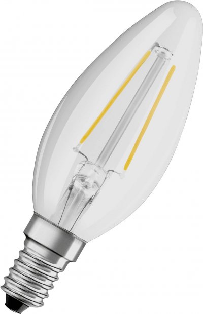 OSRAM HOMELIGHTING Osram ampoule led flamme clair filament 2,5w25 e14 chaud