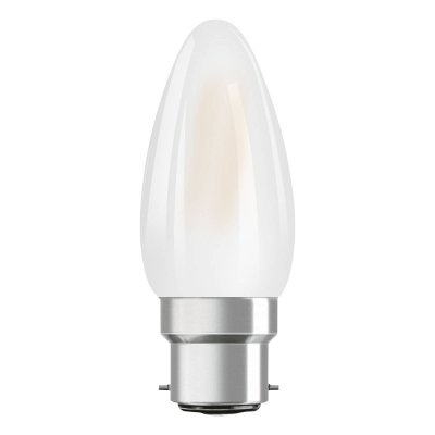 OSRAM  bougie LED B22d Classic 827 4&nbsp;W mate