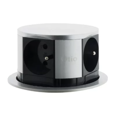 OTIO  Bloc escamotable compact multiprise 4 prises 16A