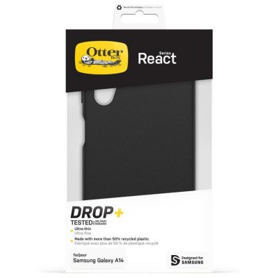 OTTERBOX  Coque arri&egrave;re React Samsung Galaxy A14 (4G) - Noir