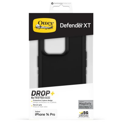 OTTERBOX  Coque Defender Rugged avec MagSafe iPhone 14 Pro - Noir