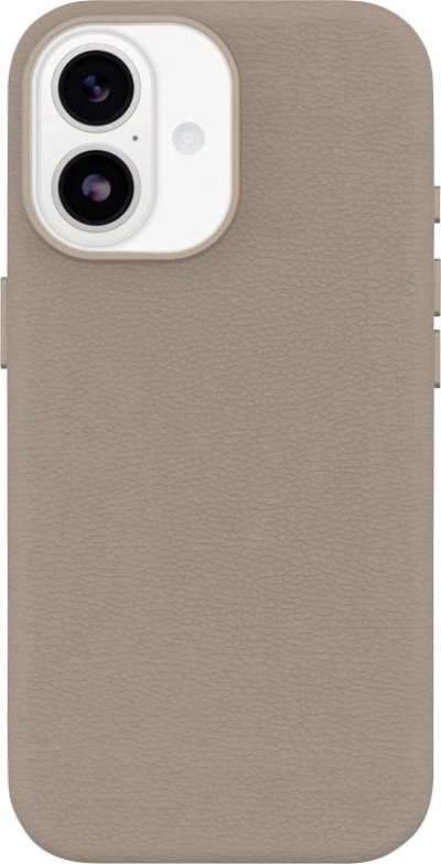 OTTERBOX  Coque en cuir de cactus Symmetry MagSafe Apple iPhone 17 - Light Grey