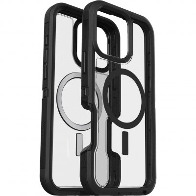 OTTERBOX  Defender Series XT Clear pour MagSafe pour iPhone 16 Pro Max, Dark Side