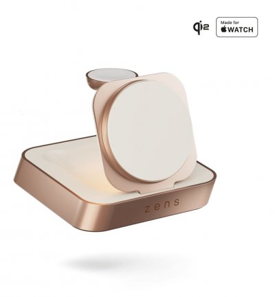 ZENS OtterBox  Nightstand Magnetic Wireless Charger Pro 2, Cuivre - Neuf