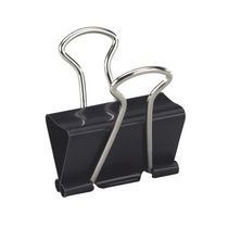 OTTO-OFFICE  Bo&icirc;te de 12 pinces double clip largeur 41mm capacit&eacute; 20mm