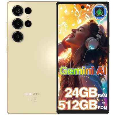 NOUVELLE TECHNOLOGIE 55 OUKITEL C66 Smartphone 6,73"" Android 16 T&eacute;l&eacute;phone - 24Go+512Go 5000mAh 120Hz 64MP