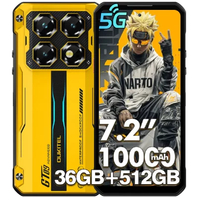 OUKITEL  WP60 5G Telephone Incassable 36(12+24) GO+512 GO 10000mAh Smartphone