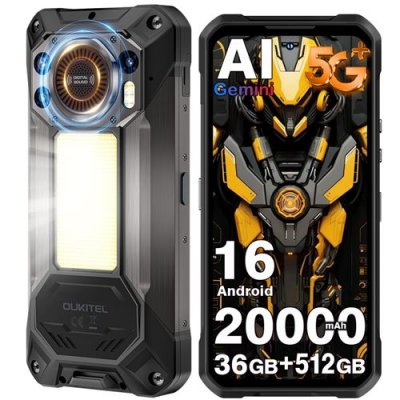  OUKITEL WP61 5G Telephone Portable Incassable-Noir