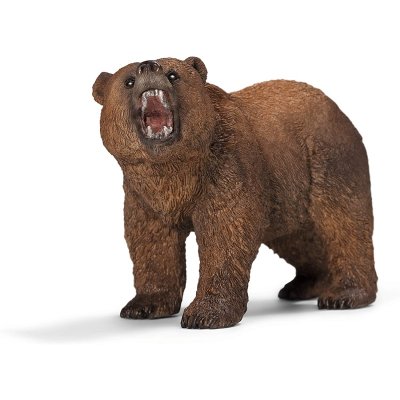 SCHLEICH Ours Grizzly Multicolore 