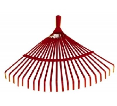 OUTIFRANCE  - Balai &agrave; gazon et feuilles 44 cm (fil ronds)