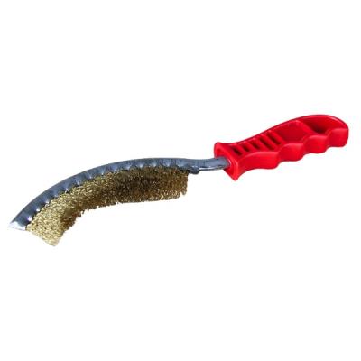 OUTIFRANCE  - Brosse M&eacute;tallique Concave Acier Laitonn&eacute; 265 Mm 8200279