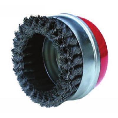 OUTIFRANCE  - Brosse m&eacute;tallique rotative &Oslash; 100 mm &agrave; fils torsad&eacute;s