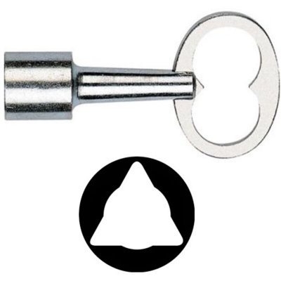 OUTIFRANCE  - Cl&eacute; &agrave; pompier triangulaire 11 mm