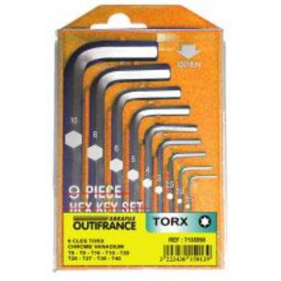 OUTIFRANCE  - Jeu de cl&eacute;s Torx en coffret