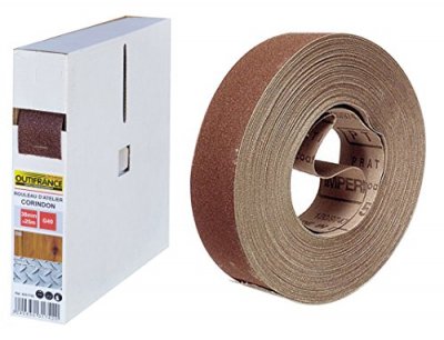 OUTIFRANCE  - Rouleau D'Atelier Corindon 38Mm X 25M Gr.240
