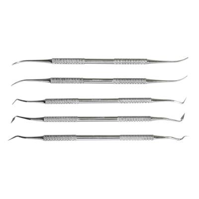 GENERIQUE Outil de sculpture - MAXICRAFT - Jeu de 5 sondes - Acier inoxydable - Manche antid&eacute;rapant